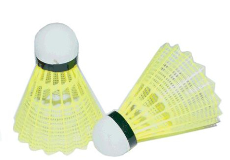 Воланы пластиковые SPRINTER 350-2, белые (в тубе, 6шт) (26190)