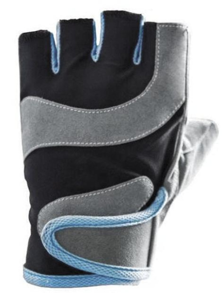 Перчатки для фитнеса ATEMI AFG-03, цв. черный/серый, р. S