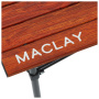 Стол походный MACLAY 58х58х78 см, цв. коричневый (9309720)