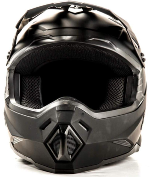 Шлем мото кроссовый HIZER J6801 #3 (S) matt black (13533)
