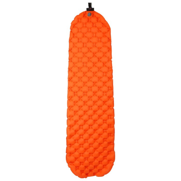 Коврик туристический MACLAY надувной 190х58х5 см, цв. оранжевый (7688628)