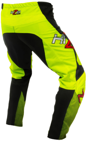 Штаны для мотокросса HIZER / Neon-Green/White (XL) 15021