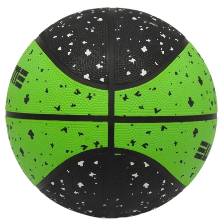 Мяч б/б INGAME POINT №7 черный/зеленый