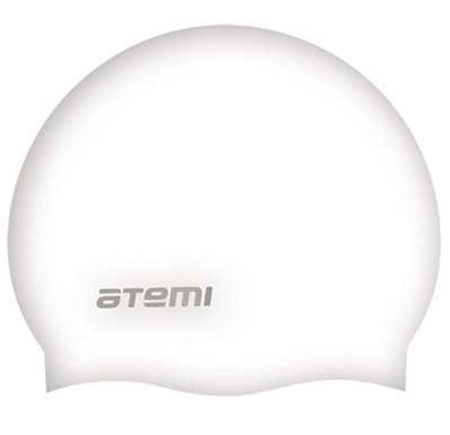 Шапочка для плавания ATEMI SC308 силикон, белая