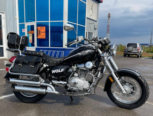 Мотоцикл Motoland WOLF 250 черный *2