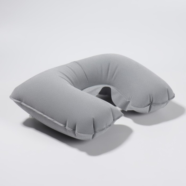 Подушка надувная ONLYTOP 38х24см цв. серый (563991)