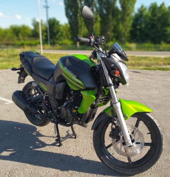 Мотоцикл Motoland BANDIT 250 черный/зеленый