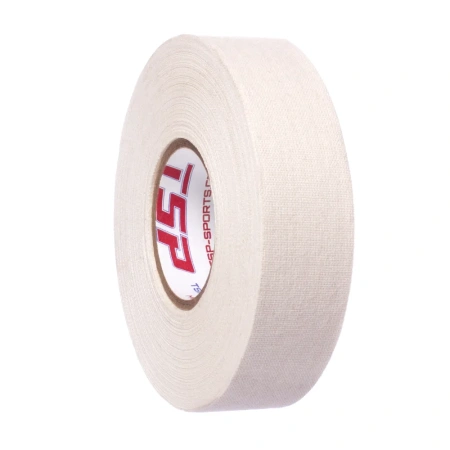 Лента хоккейная для крюка TSP Cloth Hockey Tape 24мм х 45,72м белая