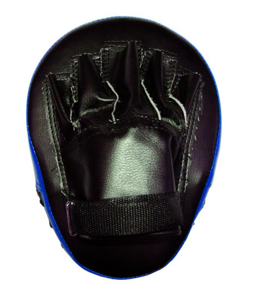 Лапа боксерская SPRINTER B-S1, черно-синяя, иск. кожа, тент, 23х18см, гнутая