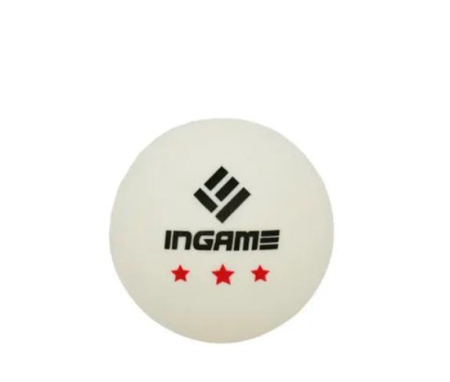 Мячи для н/т INGAME IG020 3*,  3 шт, белый