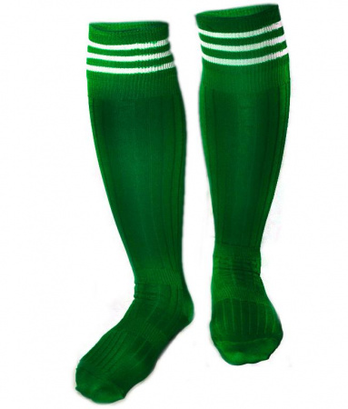 Гетры футбольные SPRINTER 9001, р.38-39, зеленые (16753)