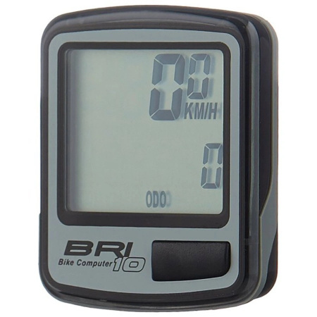 Велокомпьютер BRI-10, 10 функций (Серый)