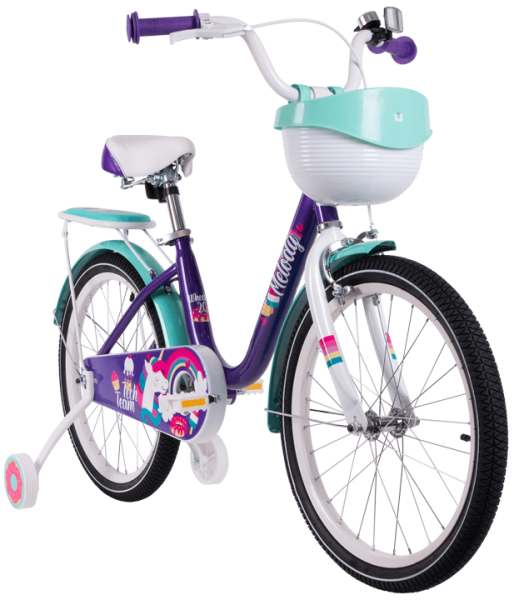 Велосипед TECH TEAM 14" MELODY (1ск.) фиолетовый