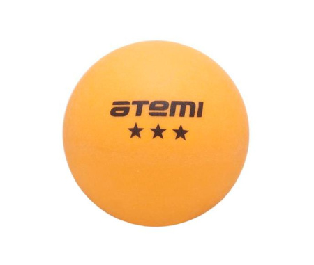 Мячи для н/т ATEMI ATB301 3* оранж 6 шт