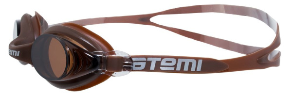 Очки для плавания ATEMI N7104 силикон (мол.шоколад)