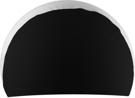 Шапочка для плавания NOVUS NPC-21 полиэстер, чёрн/бел