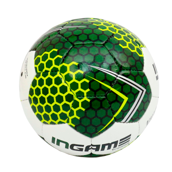 Мяч ф/б INGAME TRAINING р.5 белый/зеленый