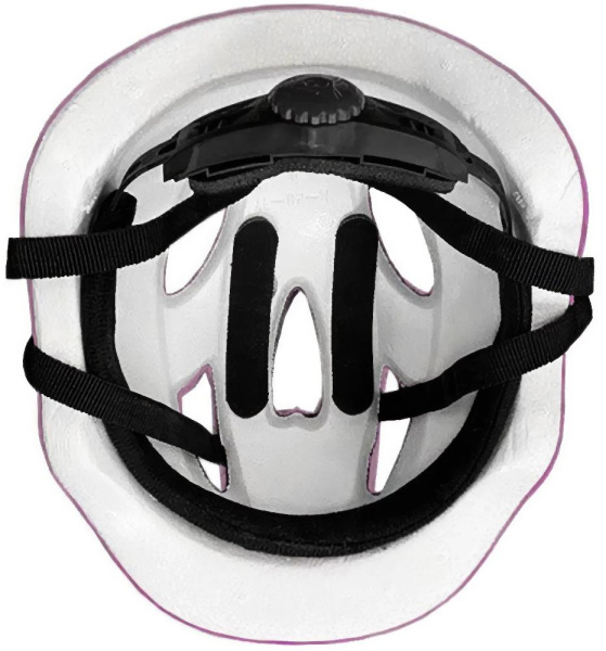 Шлем защитный COSMO RIDE YF-05-NG23 с регулировкой размера, цв. голубой