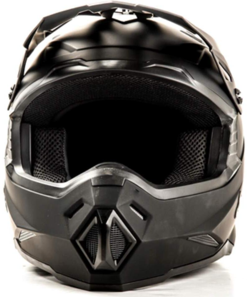 Шлем мото кроссовый HIZER J6801 #3 (L) matt black (13535)
