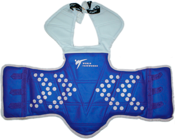Защита груди SPRINTER ZZT-010-4 для тхэквондо. Размер: 4. Цвет: красный/синий